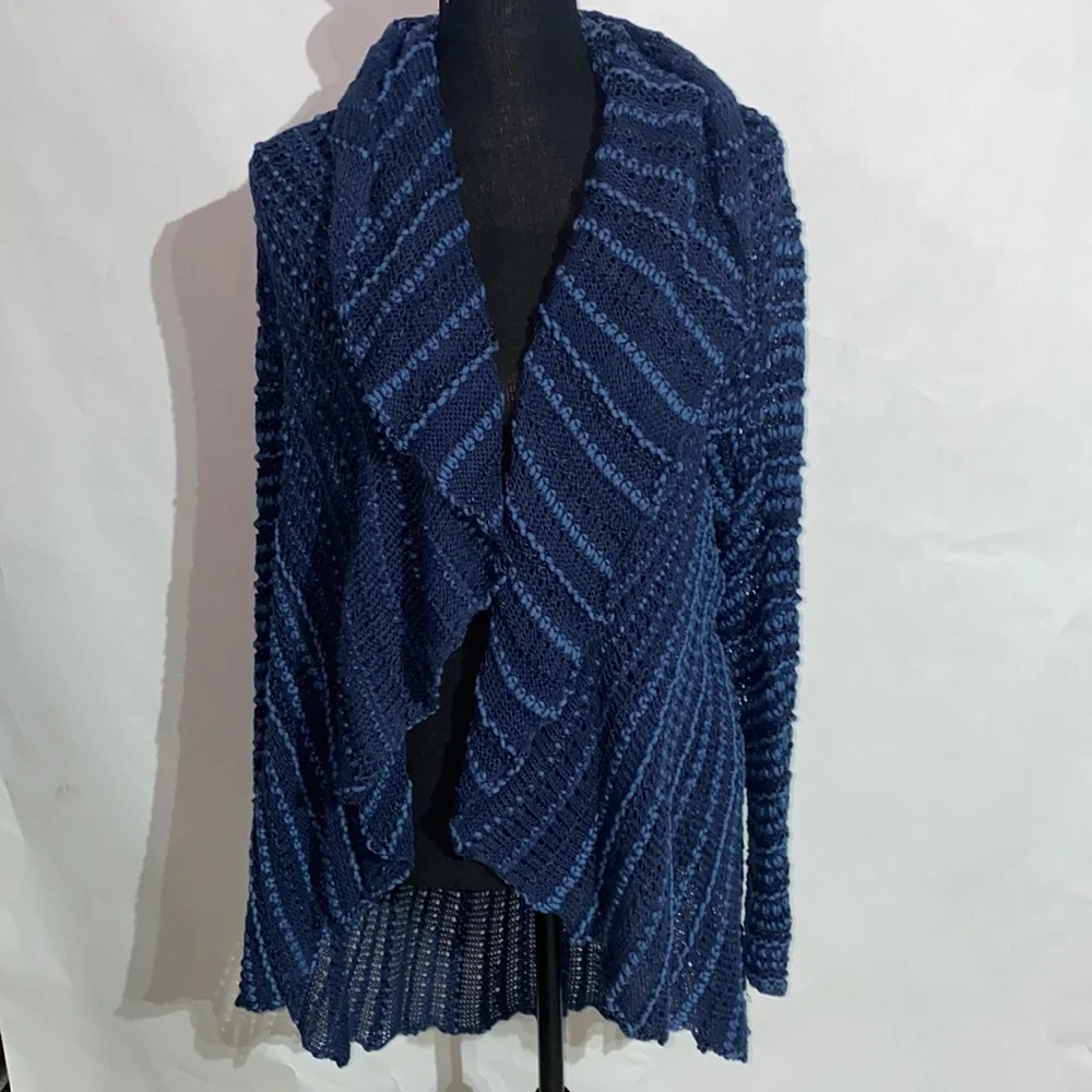 Lauren by Ralph Lauren Blue Knit Sweater - Picture 1 of 3